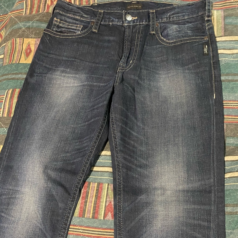 Silver jeans